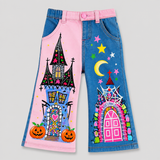 Lucky Sale-Children's Colorful Halloween Castle Pants