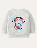 Camouflage Monkey Printed Sweatshirt - CCMOM