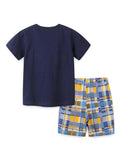 Car Appliqu¡§| T-shirt Suit - CCMOM