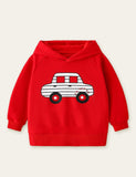 Car Printed Hooded Sweatshirt - CCMOM