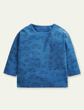 Car Printed Long-Sleeved Bottoming Shirt - CCMOM
