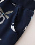 Cartoon Aircraft Printed Sweatpants - CCMOM