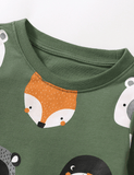 Cartoon Animal Printed Sweatshirt - CCMOM