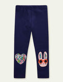Cartoon Appliqu¡§| Leggings - CCMOM
