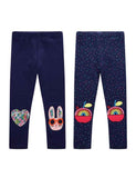 Cartoon Appliqu¡§| Leggings - CCMOM
