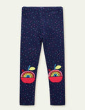 Cartoon Appliqu¡§| Leggings - CCMOM