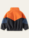 Cartoon Bighead Carp Appliqu¡§| Polar Fleece Jacket - CCMOM