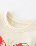 Cartoon Butterfly Printed Sweatshirt - CCMOM