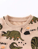 Cartoon Dinosaur Printed Sweatshirt - CCMOM