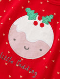 Cartoon Embroidered Dot Mesh Dress - CCMOM