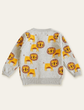 Cartoon Lion Cardigan - CCMOM