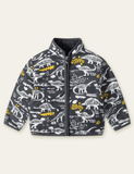 Cartoon Printed Fleece Jacket - CCMOM