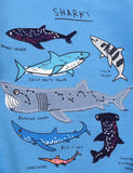 Cartoon Shark Appliqu¡§| Sweatshirt - CCMOM