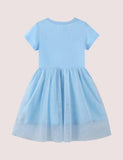 Cartoon Unicorn Mesh Dress - CCMOM