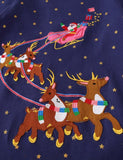 Christmas Santa Appliqu¡§| Dress - CCMOM