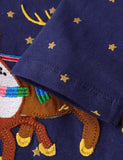 Christmas Santa Appliqu¡§| Dress - CCMOM