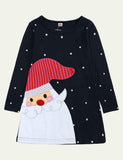 Christmas Santa Appliqu¡§| Dress - CCMOM