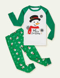 Christmas Snowman Printed Pajamas - CCMOM