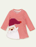 Christmas Striped Dress - CCMOM