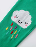 Cloud Appliqu¡§| Embroidery Leggings - CCMOM