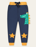 Color Cartoon Printed Sweatpants - CCMOM