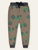 Color Cartoon Printed Sweatpants - CCMOM