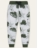 Color Cartoon Printed Sweatpants - CCMOM
