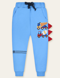 Color Cartoon Printed Sweatpants - CCMOM