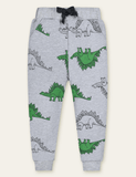 Color Cartoon Printed Sweatpants - CCMOM