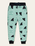 Color Cartoon Printed Sweatpants - CCMOM
