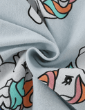 Colorful Unicorn Printed Long-Sleeved Set - CCMOM