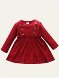 Cotton Double Breasted Dress - CCMOM