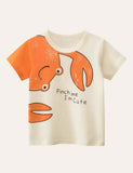Crab Print T-shirt - CCMOM