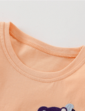 Crane Appliqu¡§| Long Sleeves T-shirt - CCMOM
