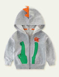 Crocodile Appliqu¡§| Hoodie