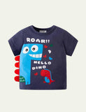 Crocodile Patch Short Sleeve T-shirt - CCMOM