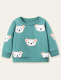 Cute Bear Printed Sweatshirt - CCMOM