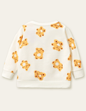 Cute Bear Printed Sweatshirt - CCMOM