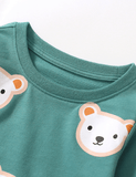 Cute Bear Printed Sweatshirt - CCMOM