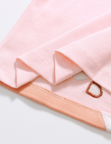 Cute Deer Appliqu¡§| Long Sleeve T-shirt - CCMOM