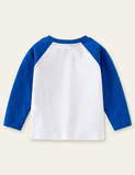 Cute Dinosaur Printed Long-Sleeved T-shirt - CCMOM