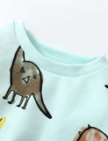 Cute Dinosaur Printed Sweater Set - CCMOM