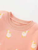 Cute Duck Full Printed Sweatshirt - CCMOM