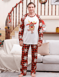 Cute Elk Printed Family Matching Pajamas - CCMOM