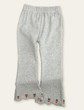Cute Embroidery Pattern Leggings - CCMOM