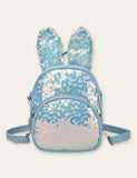 Cute Rabbit Sequined Flower Schoolbag Backpack
