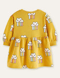 Cute Rainbow Clouds Printed Dress - CCMOM