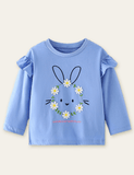 Cyclamen Persicum Mill Appliqu¡§| Long Sleeve T-shirt - CCMOM