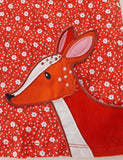 Deer Appliqu¡§| Long-Sleeved Dress - CCMOM
