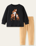 Deer Mother and Child Appliqu¡§| Set - CCMOM